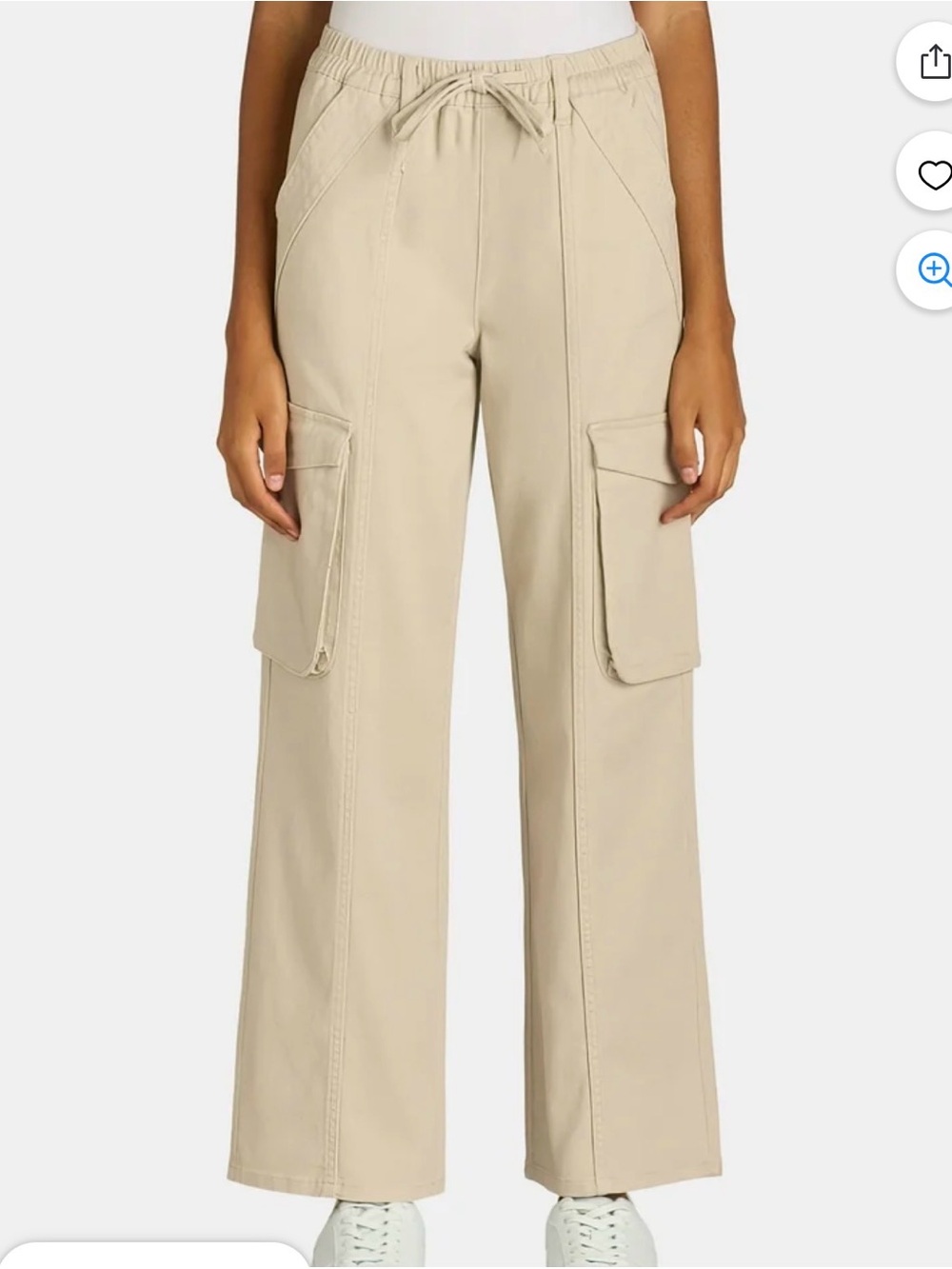 Madden NYC Women's High-Waisted Drawstring Skater Wide relaxed relaxed fit Pants